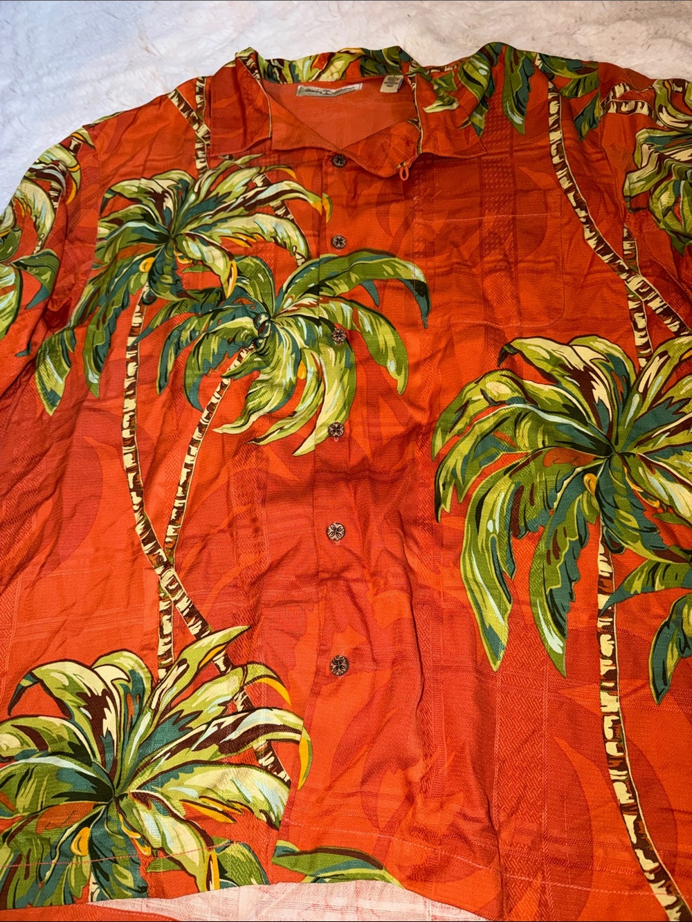 Tommy Bahama men’s large silk shirt
